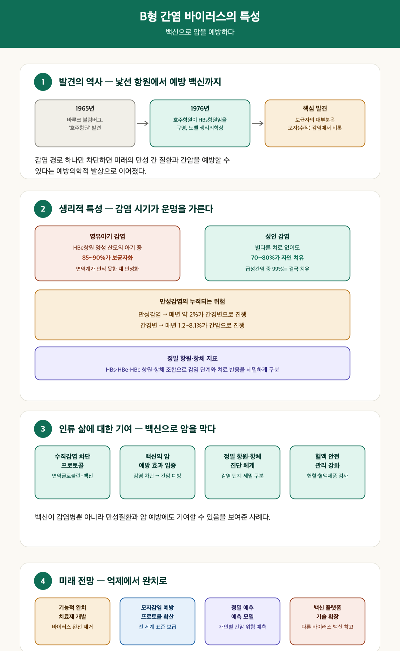 B형 간염 바이러스 특성