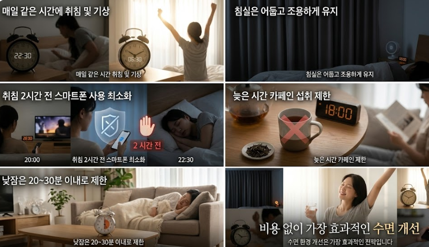 불면증 개선하기-사진