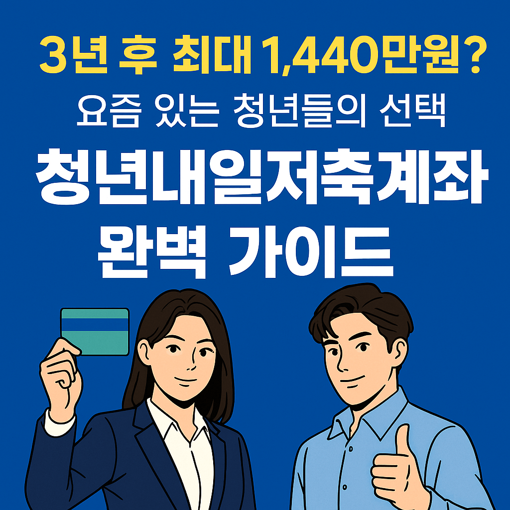 2025년 청년내일저축계좌 정부지원금 (신청, 자격, 조건, 가입)