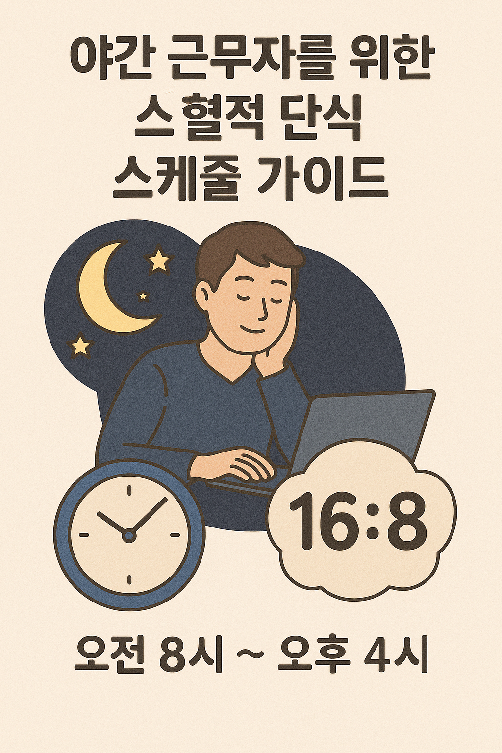 야간 근무자를 위한 간헐적 단식 스케줄 가이드