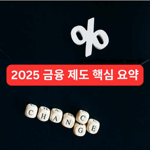 2025 금융 제도 핵심 요약 배너