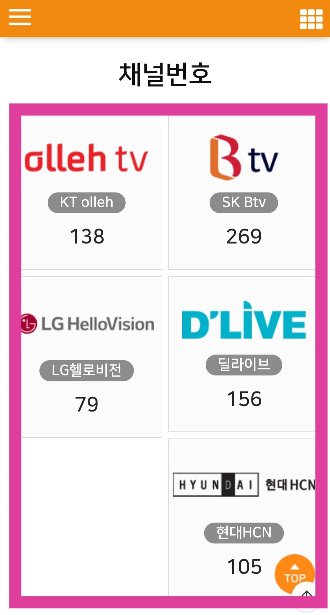 뉴트로-TV-편성표-및-채널번호-확인-방법-안내-채널번호-페이지에서는-IPTV와-케이블-방송의-채널번호를-확인할-수-있으며,-KT-지니(올레)TV-138번,-SK-Btv-269번,-LG헬로비전-79번,-딜라이브-156번,-현대HCN-105번이라는-것을-알-수-있습니다.-그러나-LG-U+TV와-위성방송-Skylife(스카이라이프)는-뉴트로-TV-채널을-제공하지-않는-점-참고하시기-바랍니다.