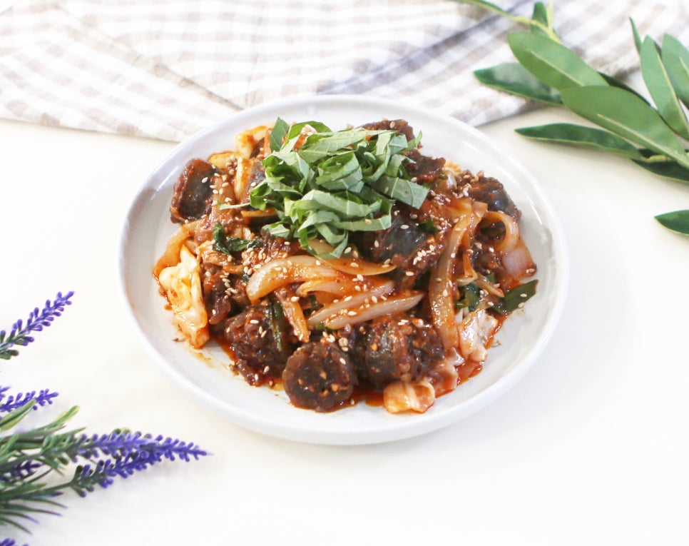 순대볶음