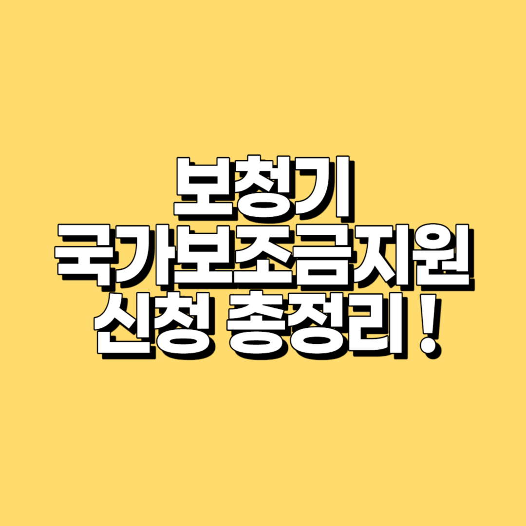 보청기 국가보조금지원