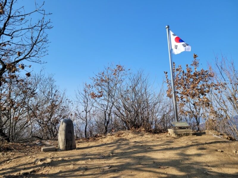 백봉산 정상