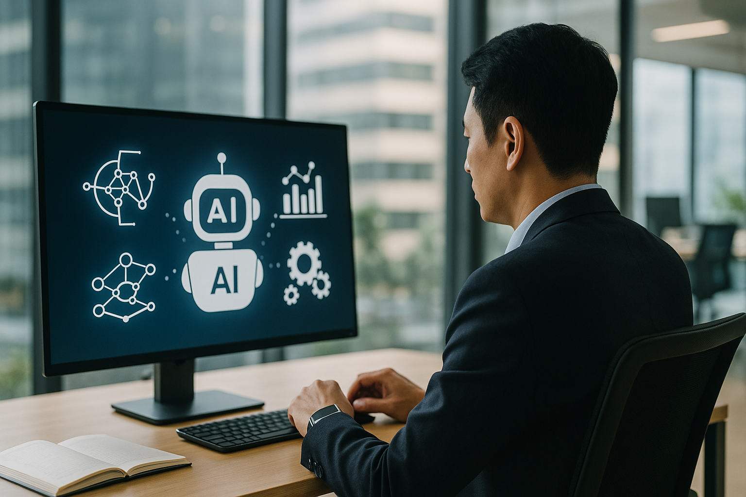 AI를 활용하여 반복업무를 자동화하는 직장인
