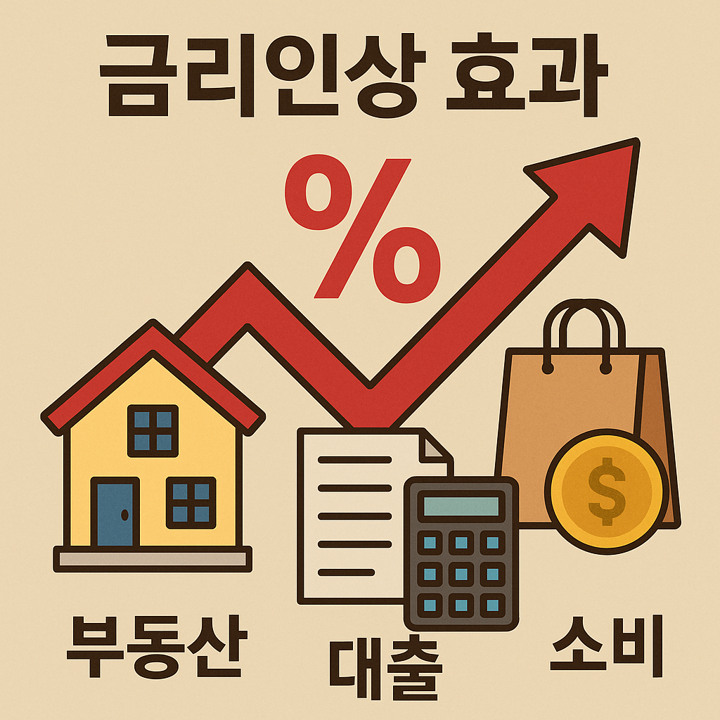 금리인상 효과 이미지