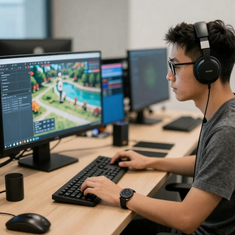 게임 개발자 사진