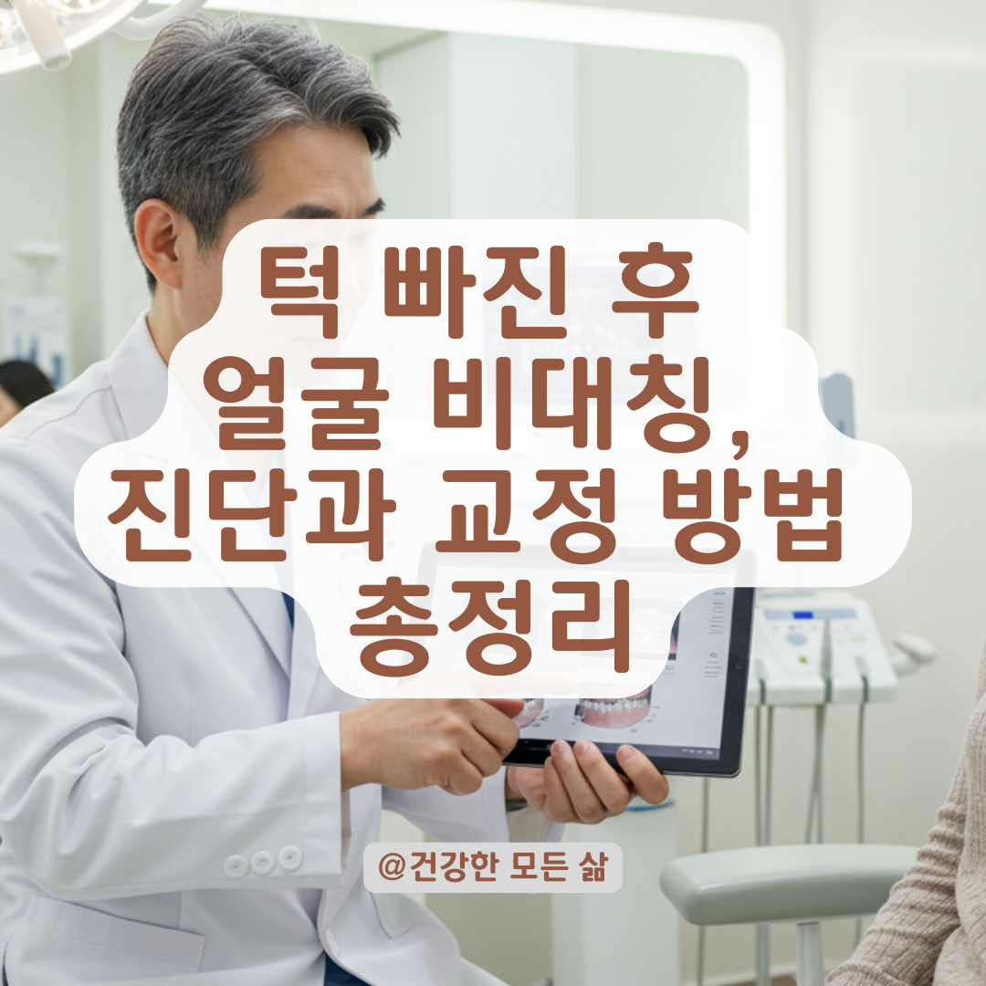 턱 빠진 후 얼굴 비대칭, 병원 진단부터 교정 가능성까지 총정리.