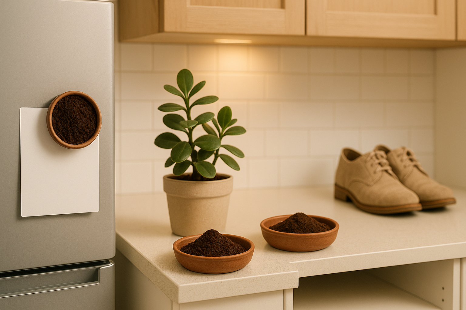 커피 찌꺼기로 집안일 해결