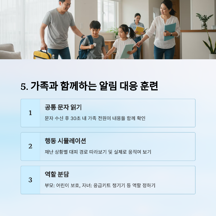 재난문자 알림