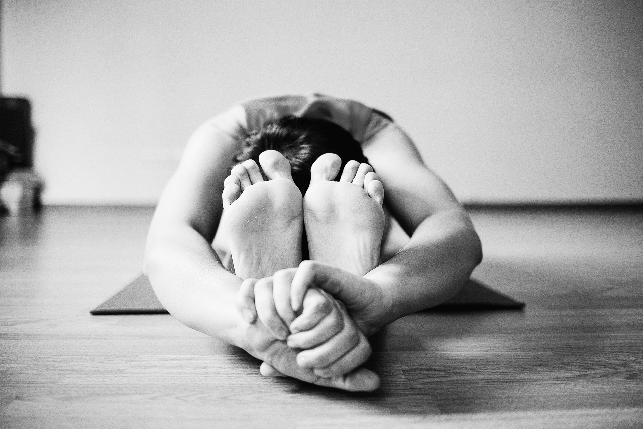 홈트레이닝 하는 사진