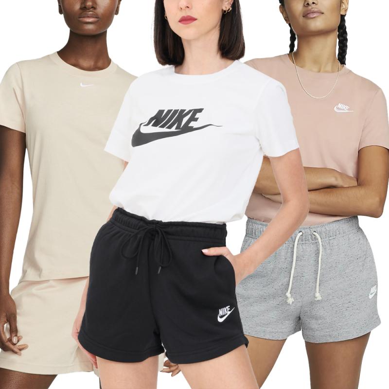 나이키 여름 여성 반팔 반바지 세트 트레이닝 운동복 상하의