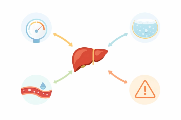 간경화 복수 환자 수명