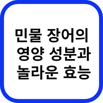 민물 장어의 영양 성분과 놀라운 효능