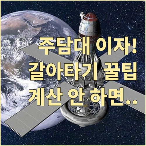 주택담보대출 이자 최대 절약: 갈아타..