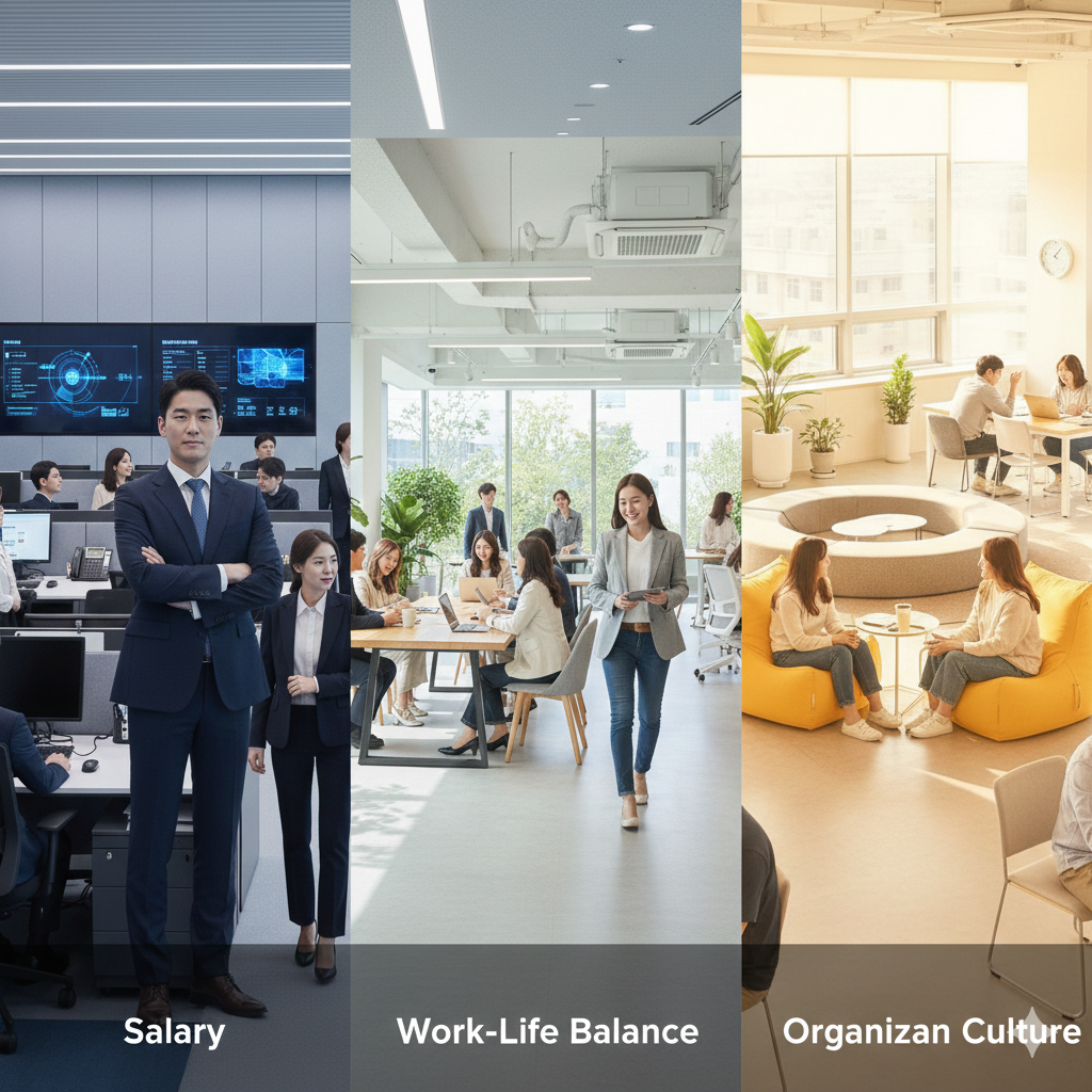 삼성 vs 네이버 vs 카카오 비교｜한국 직장인이 가장 일하고 싶은 기업은 어디일까?