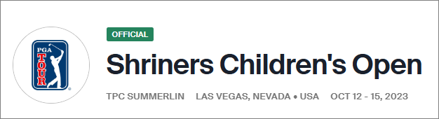 슈라이너스 칠드런스 오픈