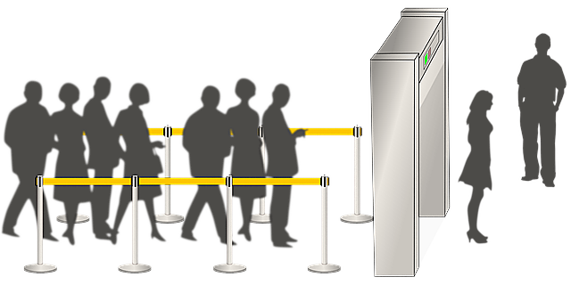 공항 검색대 사진