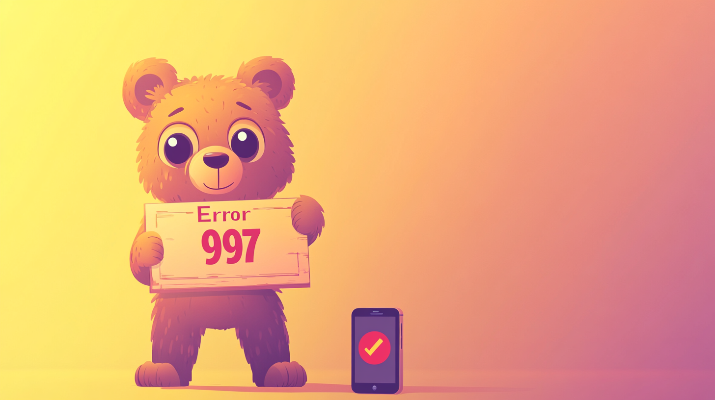 카카오톡 오류코드 997