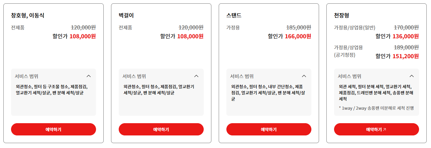 에어컨 청소를 진행하기에 적합한 시기와 비용 비교 방법