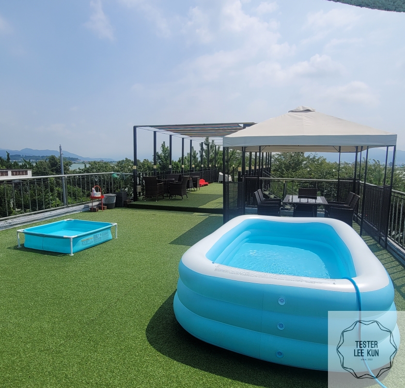 몽썸 간이 수영장