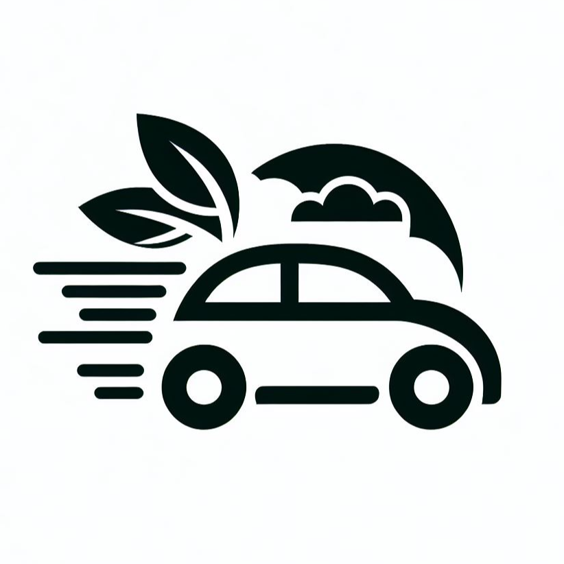 달리는 자동차 로고