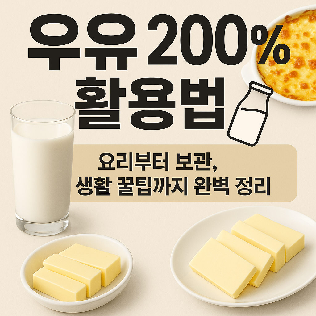 우유 활용법