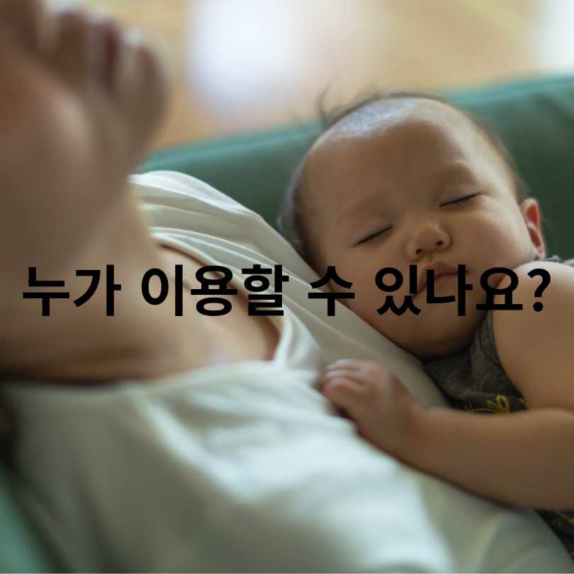 &lsquo;서울형 안심 산후조리원&rsquo; 혜택