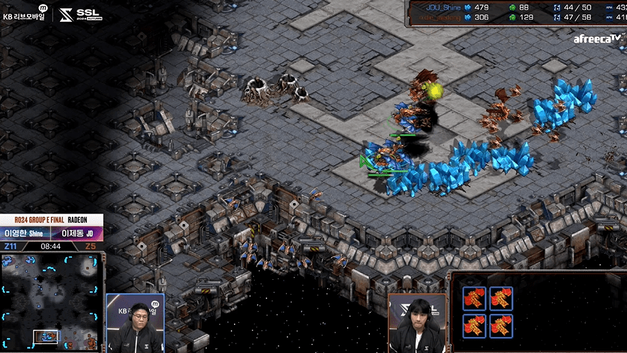 SSL 스타리그 24강 E조 최종전 뮤탈공방