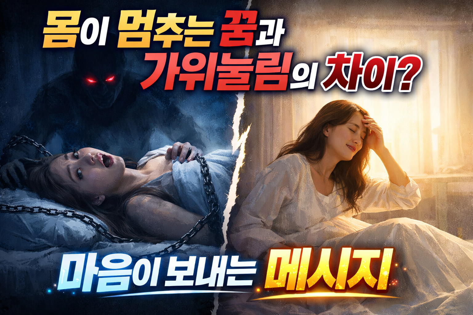 몸이 멈추는 꿈