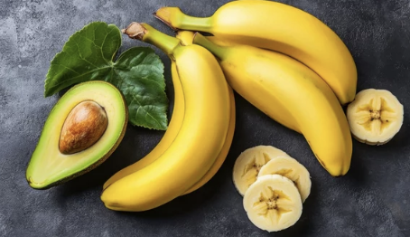 바나나, 아보카도