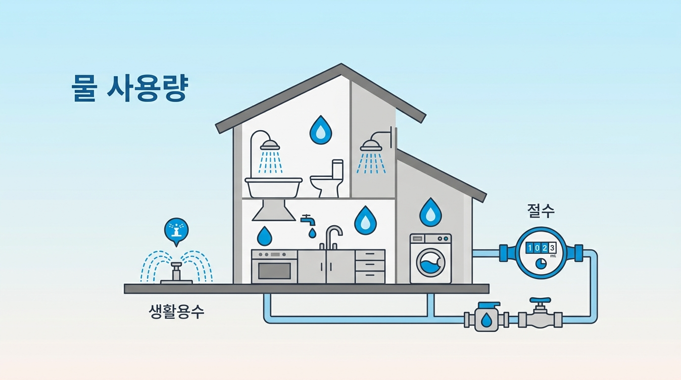 물 사용량 구조