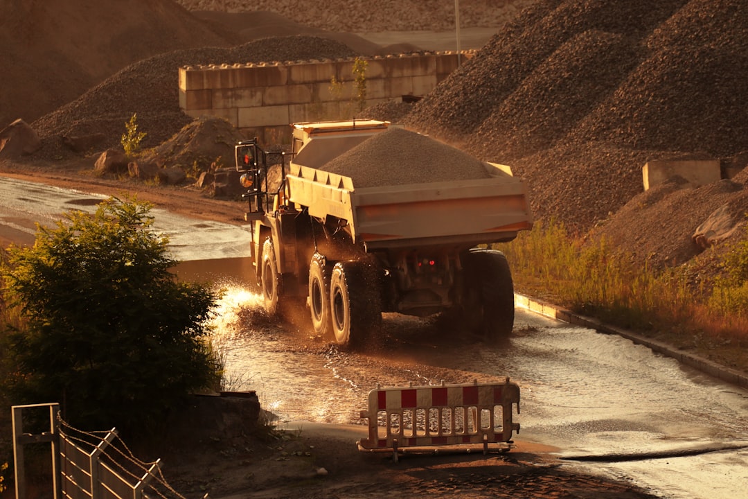 Dump truck.