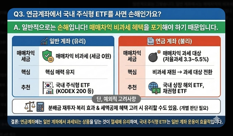 국내 주식형 ETF 세금 [2026년 개정] 유형별 비교 및 ISA&middot;연금 절세 계좌 활용법
