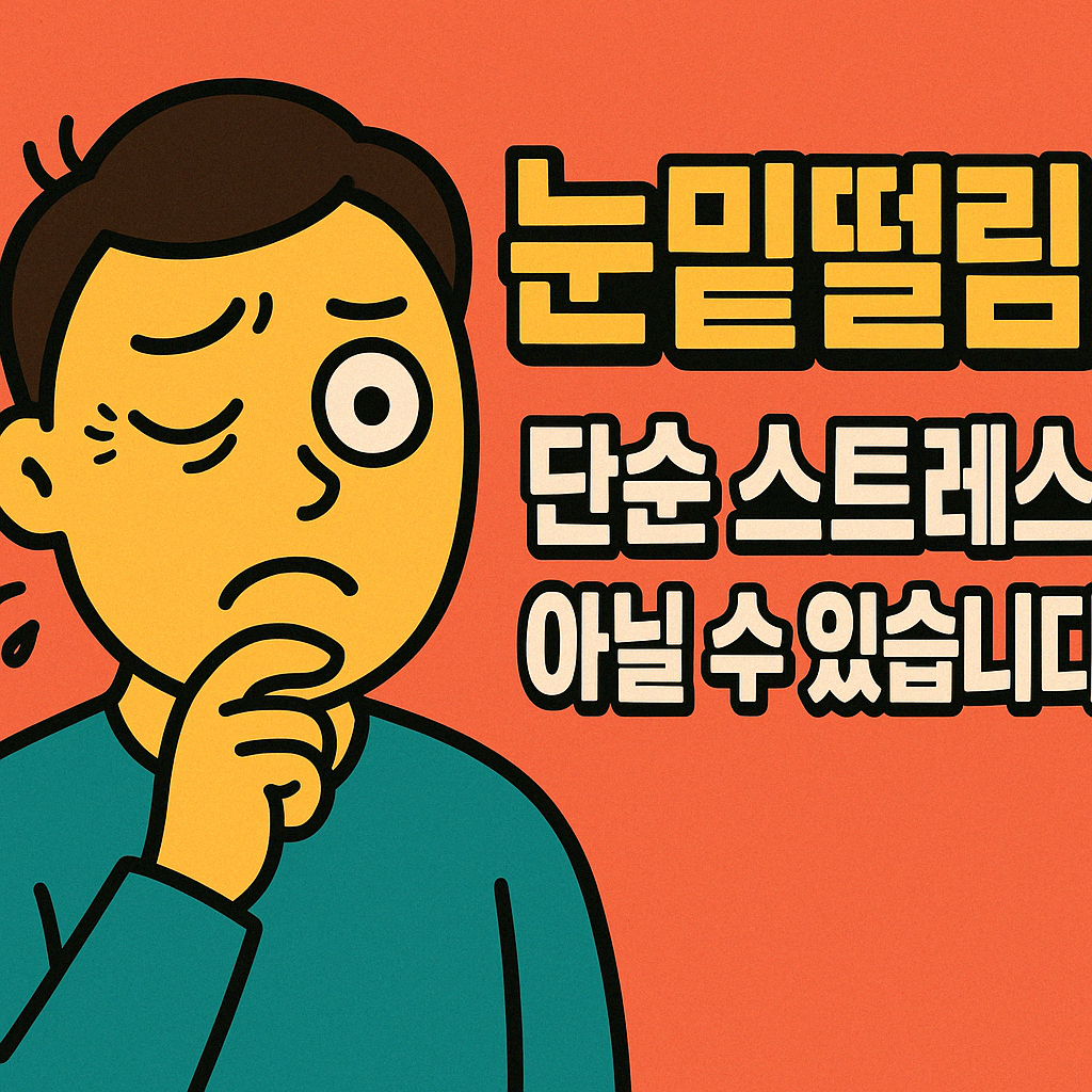 눈밑떨림-눈떨림-마그네슘