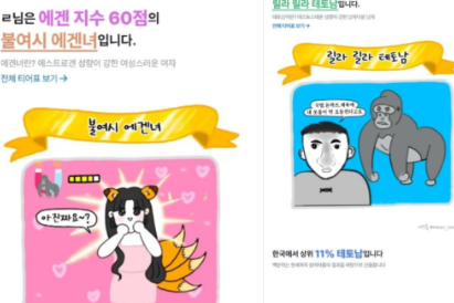 테토남.에겐녀 테스트