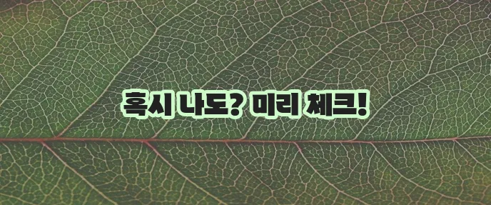 폐경 전조 증상 꼭 알아두세요!