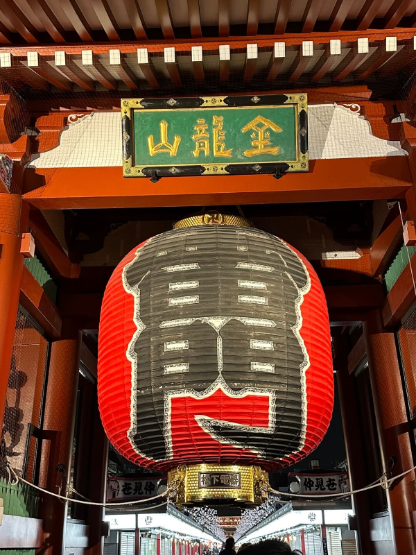 아사쿠사-가미나리몬-야경-센소지