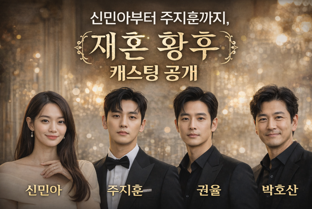 신민아·주지훈 '재혼 황후' 캐스팅 확정, 역대급 라인업 공개