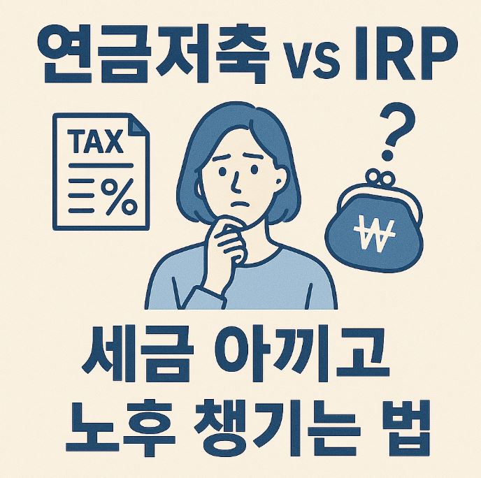 연금저축 vs IRP, 세금 아끼고 노후 챙기는 법