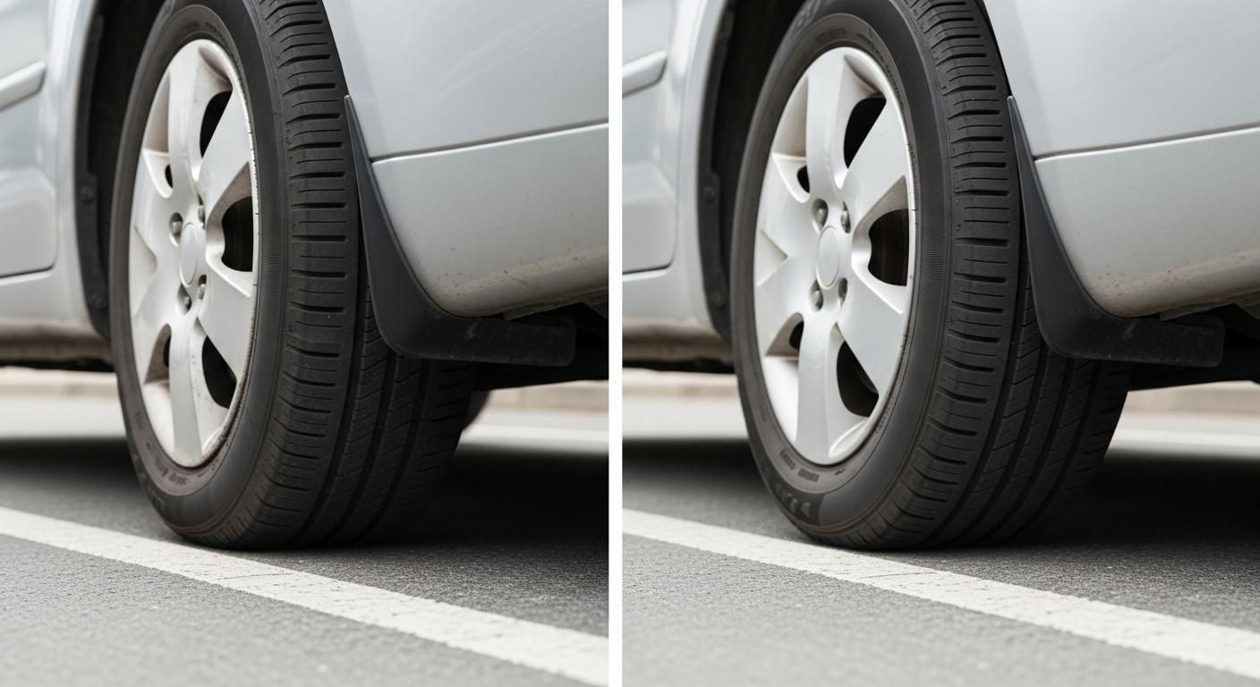 자동차 공기압 높고 낮고 차이