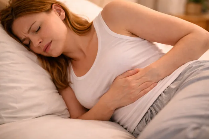 왼쪽 갈비뼈 아래 통증