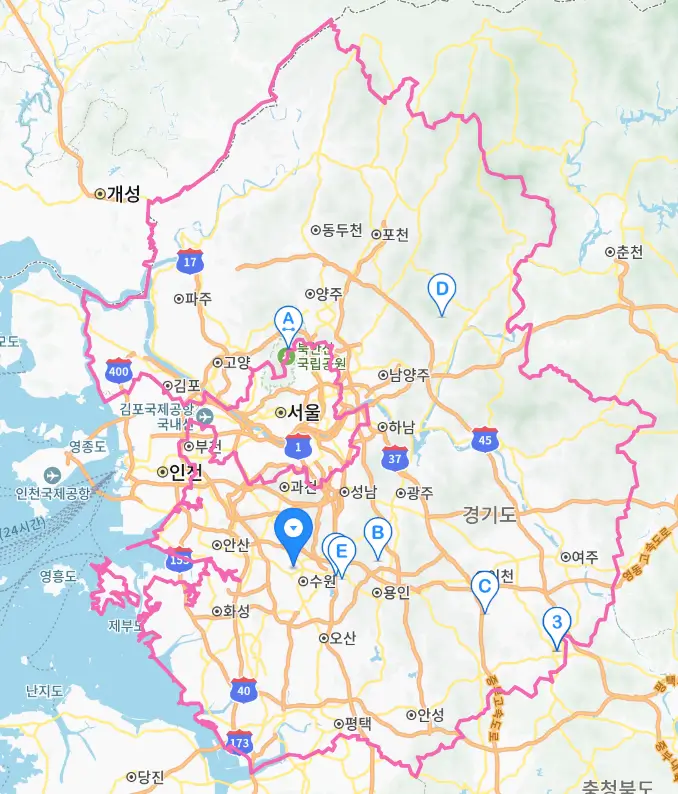 서울 경기도