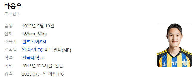 박용우 프로필_출처 : 다음 인물검색