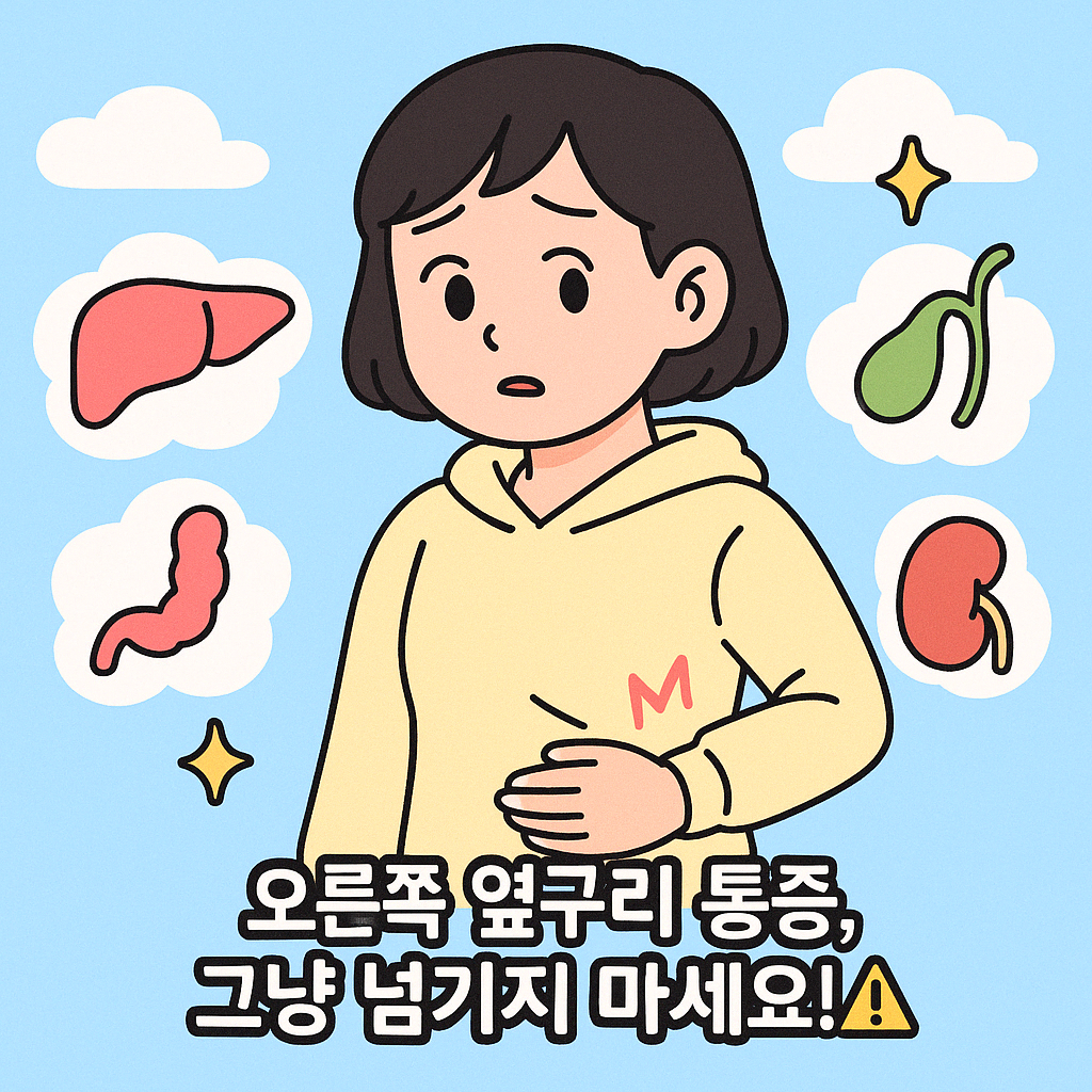 오른쪽 옆구리 통증 방치하면 안 되는 7가지 이유와 대처법 (최신)