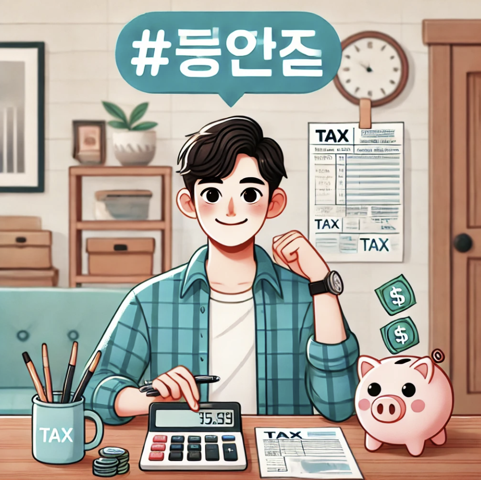 종합부동산세 계산을 위한 자료검토 장면