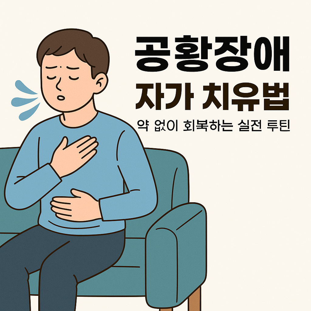 공황장애 자가 치유법 ❘ 약 없이 회복하는 실전 루틴.