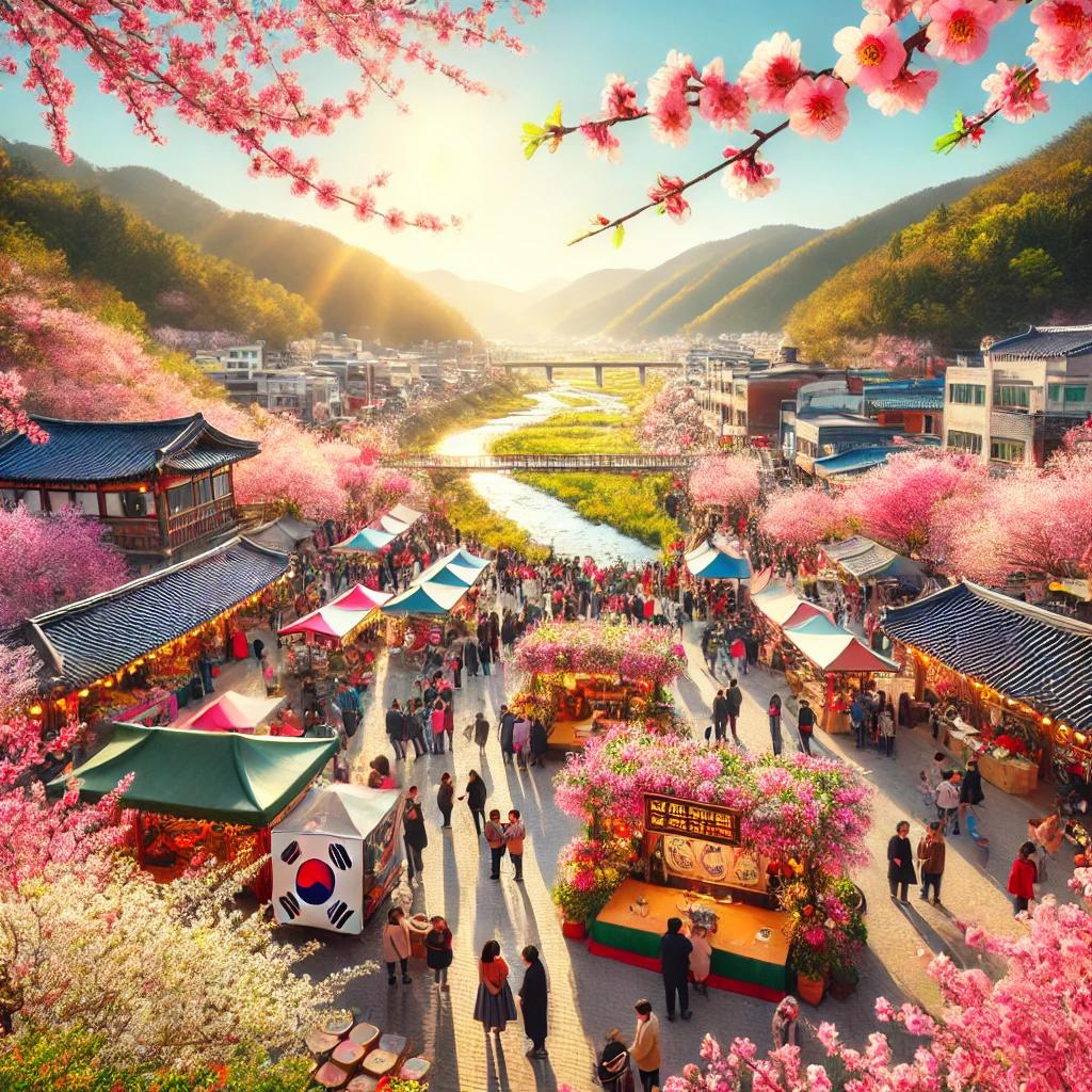 하동 화개장터 벚꽃축제