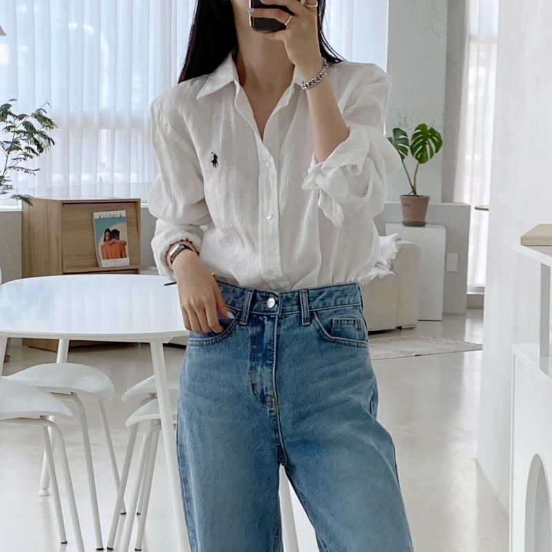 폴로랄프로렌 여성 린넨셔츠